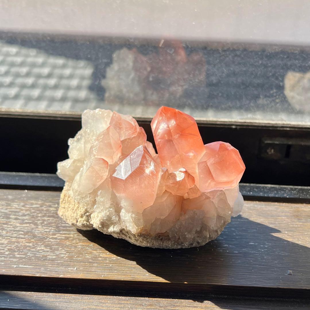 ストロベリーレムリアン　ディアマンティーナ産　クラスター　42 ピンクレムリアン