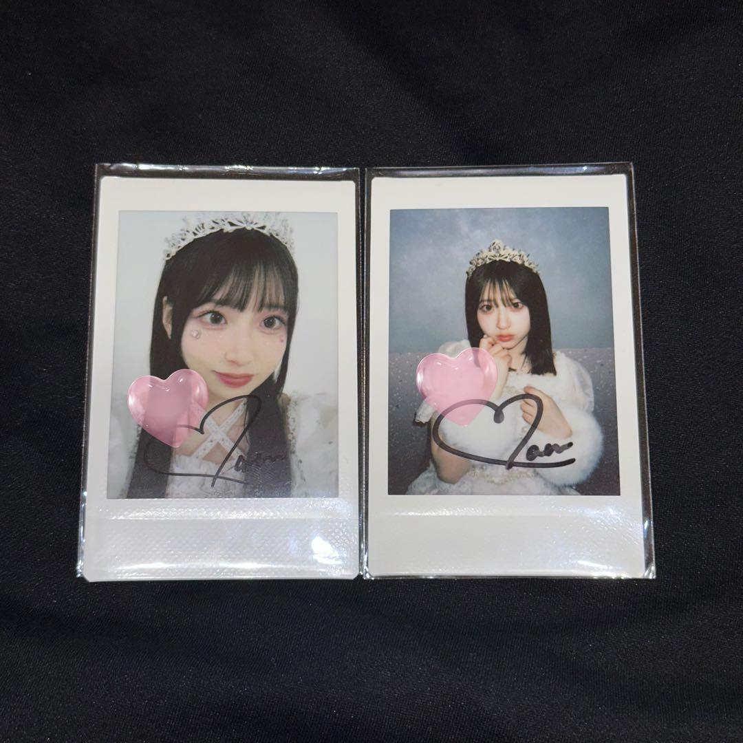 桜庭遥香 生誕ラッフル 直筆サイン入りチェキ2枚セット