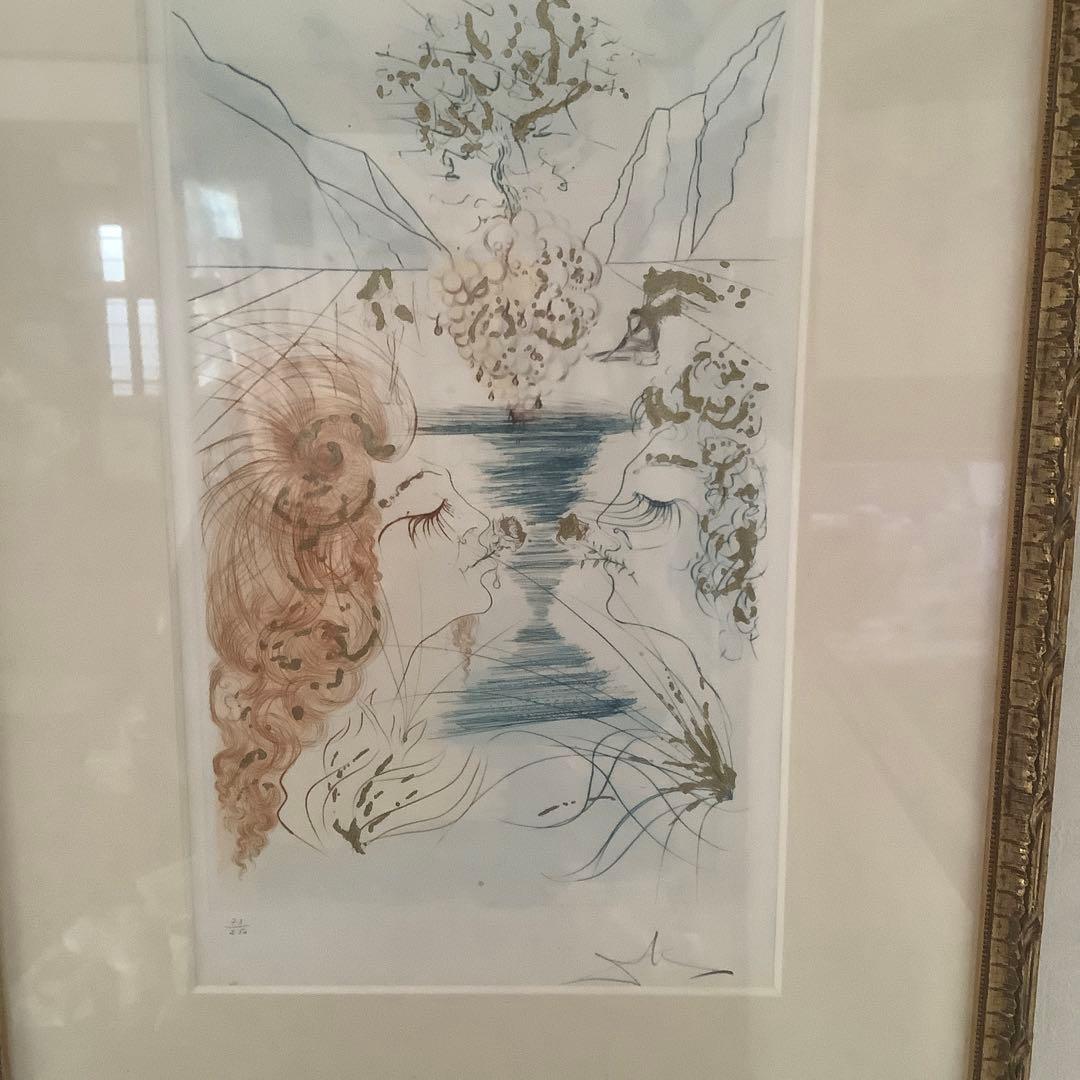 サルバドール・ダリ【至上の愛ーソロモンの歌より】銅版画、他