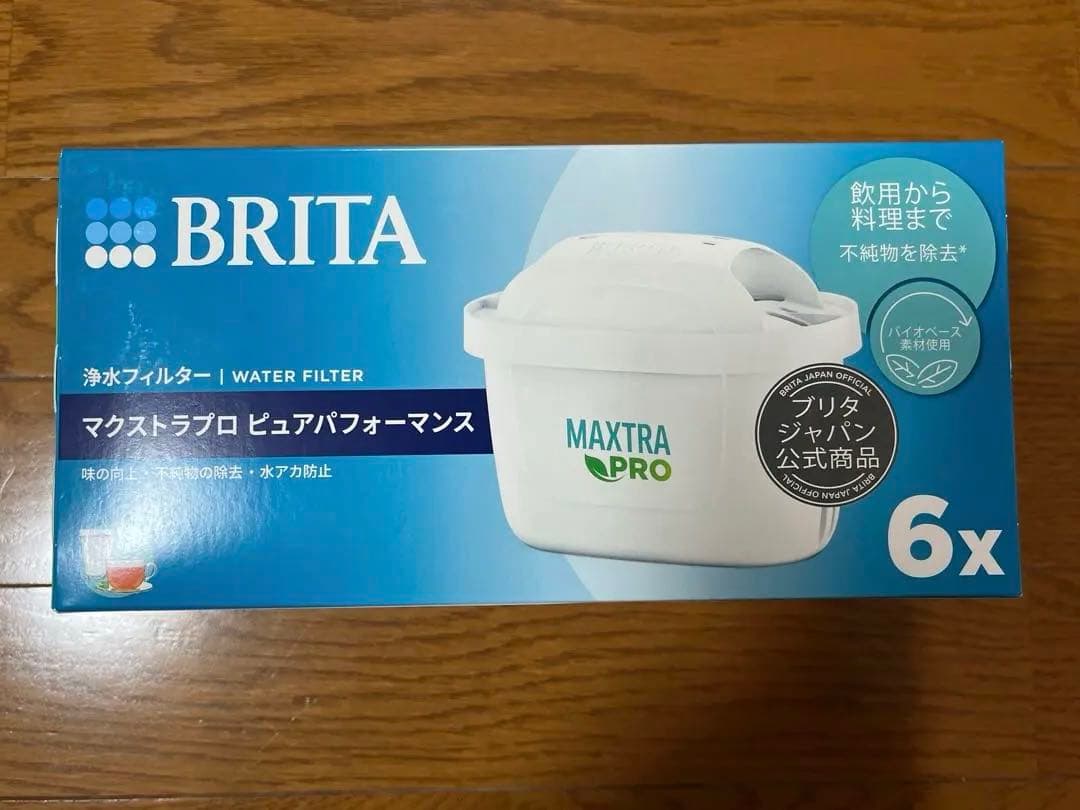BRITA MAXTRA PRO 浄水器カートリッジ 6個入り＋3個