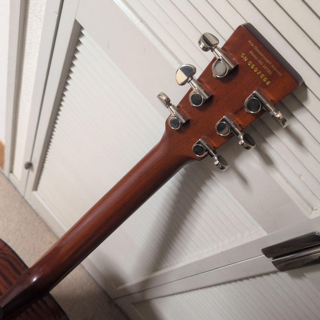 Aria Dreadnought AD-28TBS トップ単板　低弦高　美品