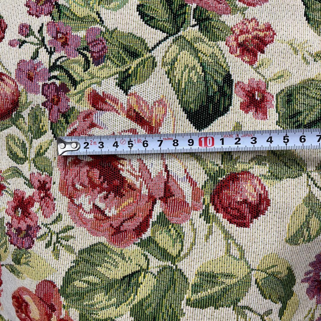 新品　ジャガード ローズ柄　花柄　ベッド　ソファ　こたつカバーなどマルチクロス