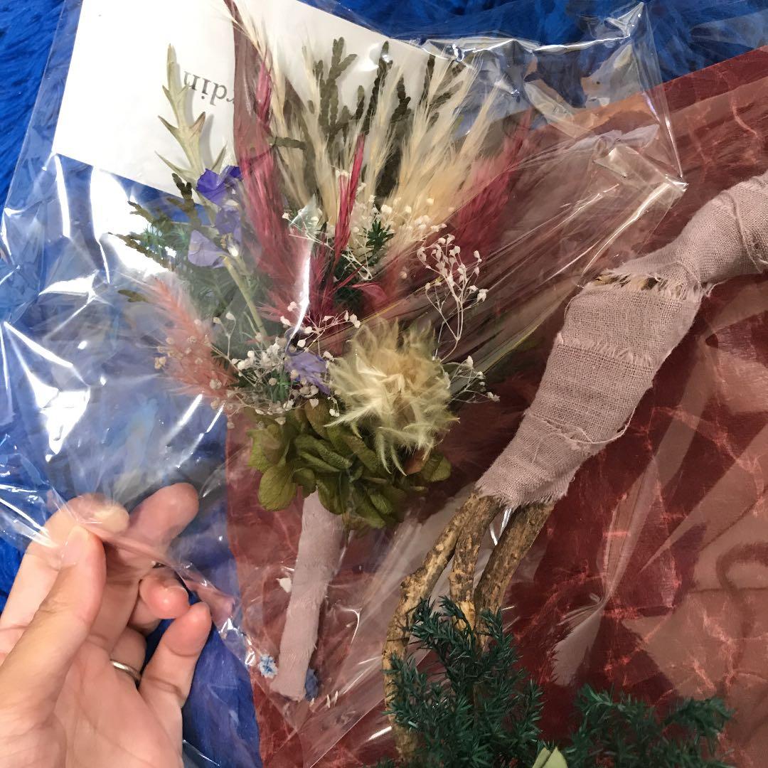 ドライフラワーリースブーケ