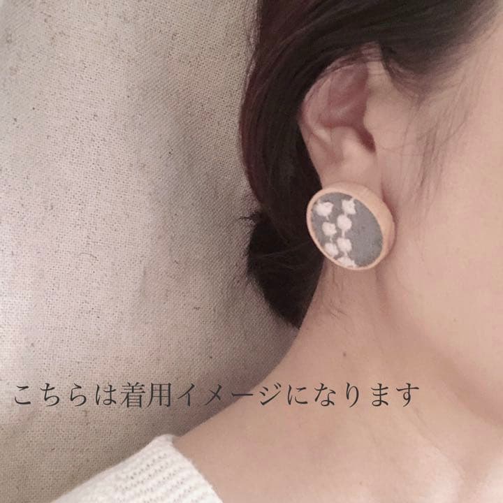 11.ミナペルホネン【lintu】イヤリング⚘ピアス