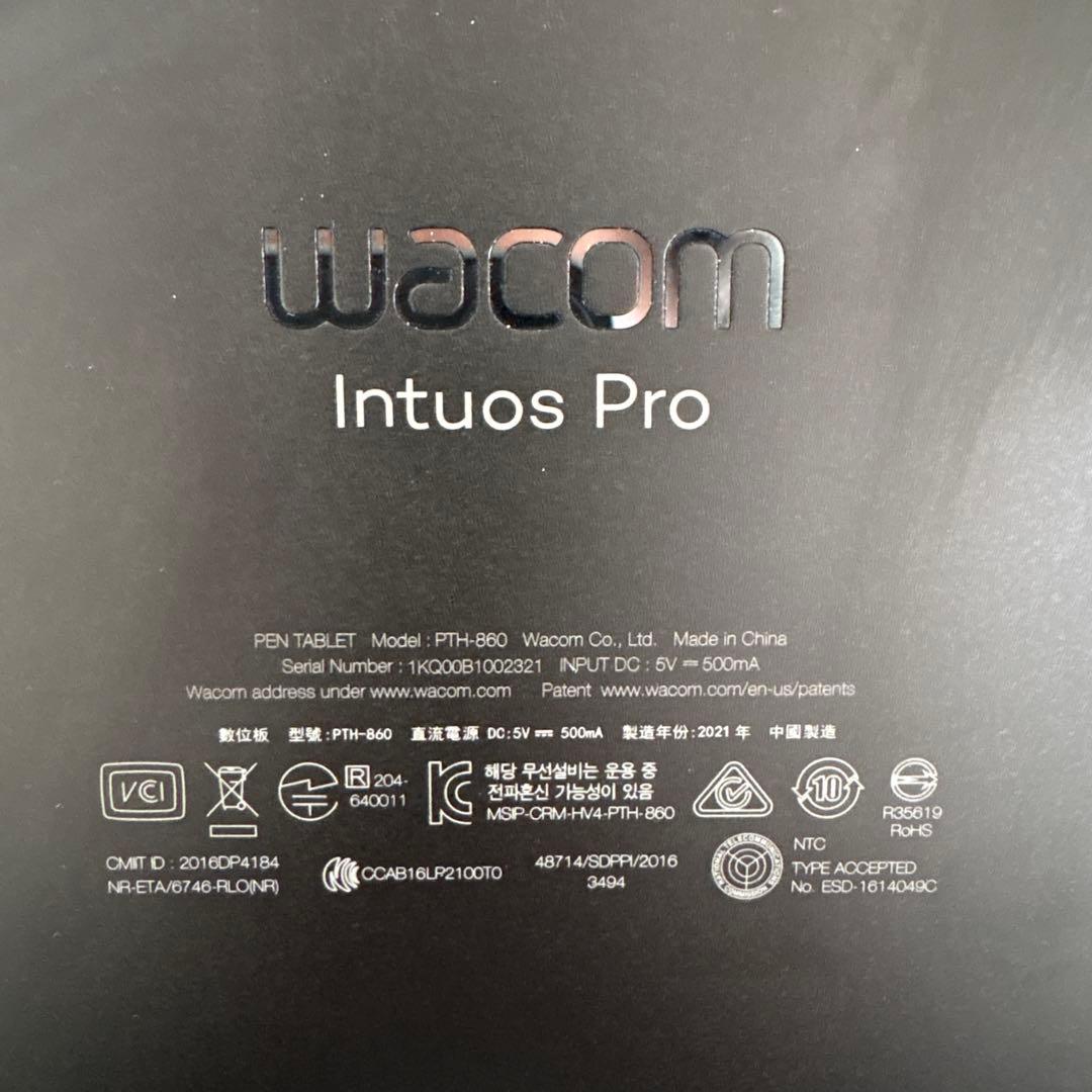 ワコム　Wacom Intuos Pro L PTH-860