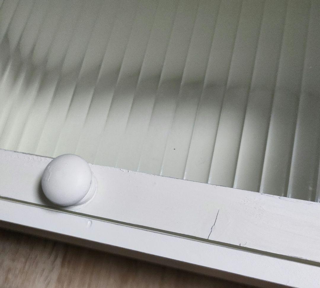 【新品】ブラン アップドアキャビネット/パタパタ扉/アンティーク風