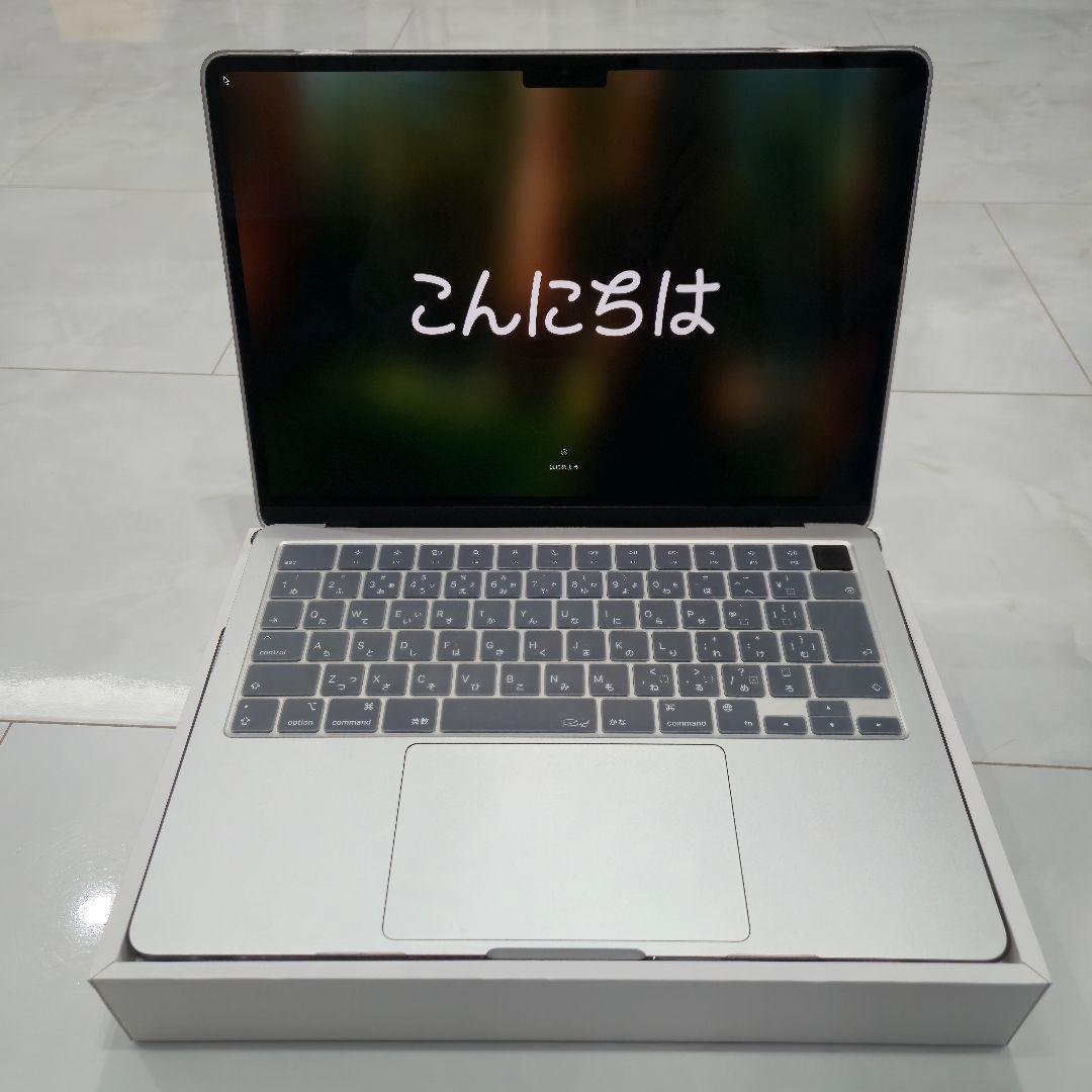 最大容量100% MacBook Air M2 シルバー 16GB/512GB
