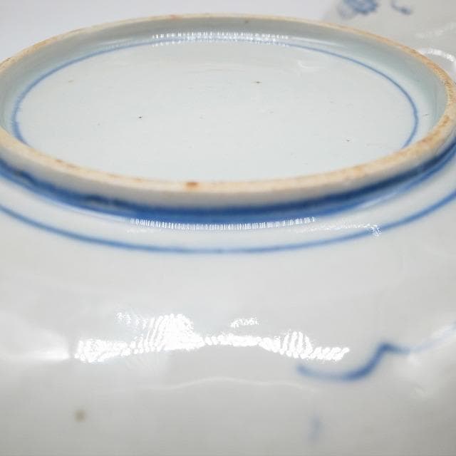 古伊万里　錦手　花尽くし文様　七寸皿　2枚