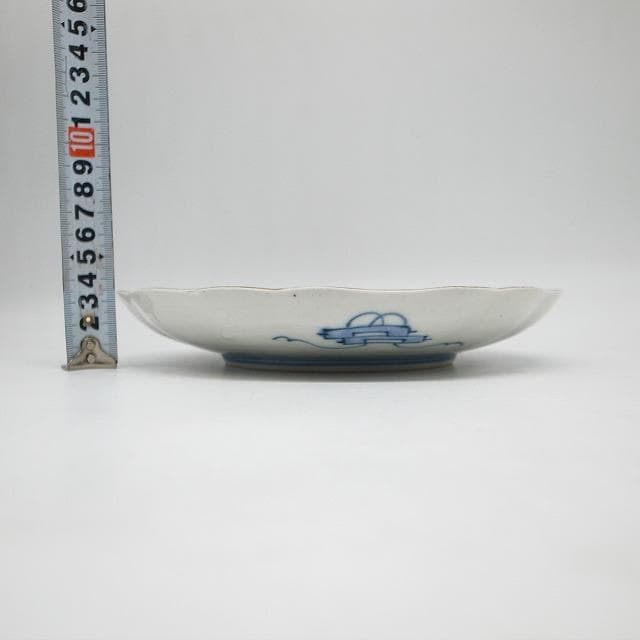 古伊万里　錦手　花尽くし文様　七寸皿　2枚