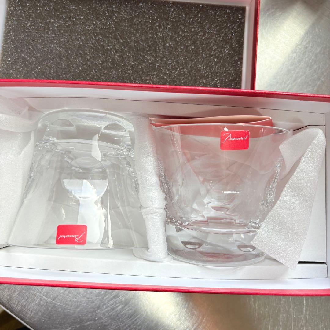 【未使用】バカラ クリスタル　タンブラー　ペアグラス