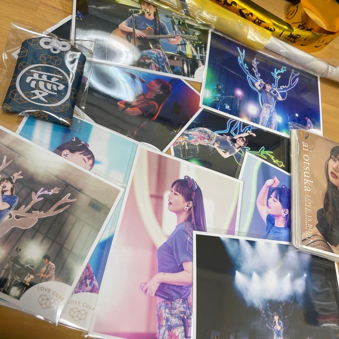 大塚愛　生写真　お守り　フラッグ　おまけ