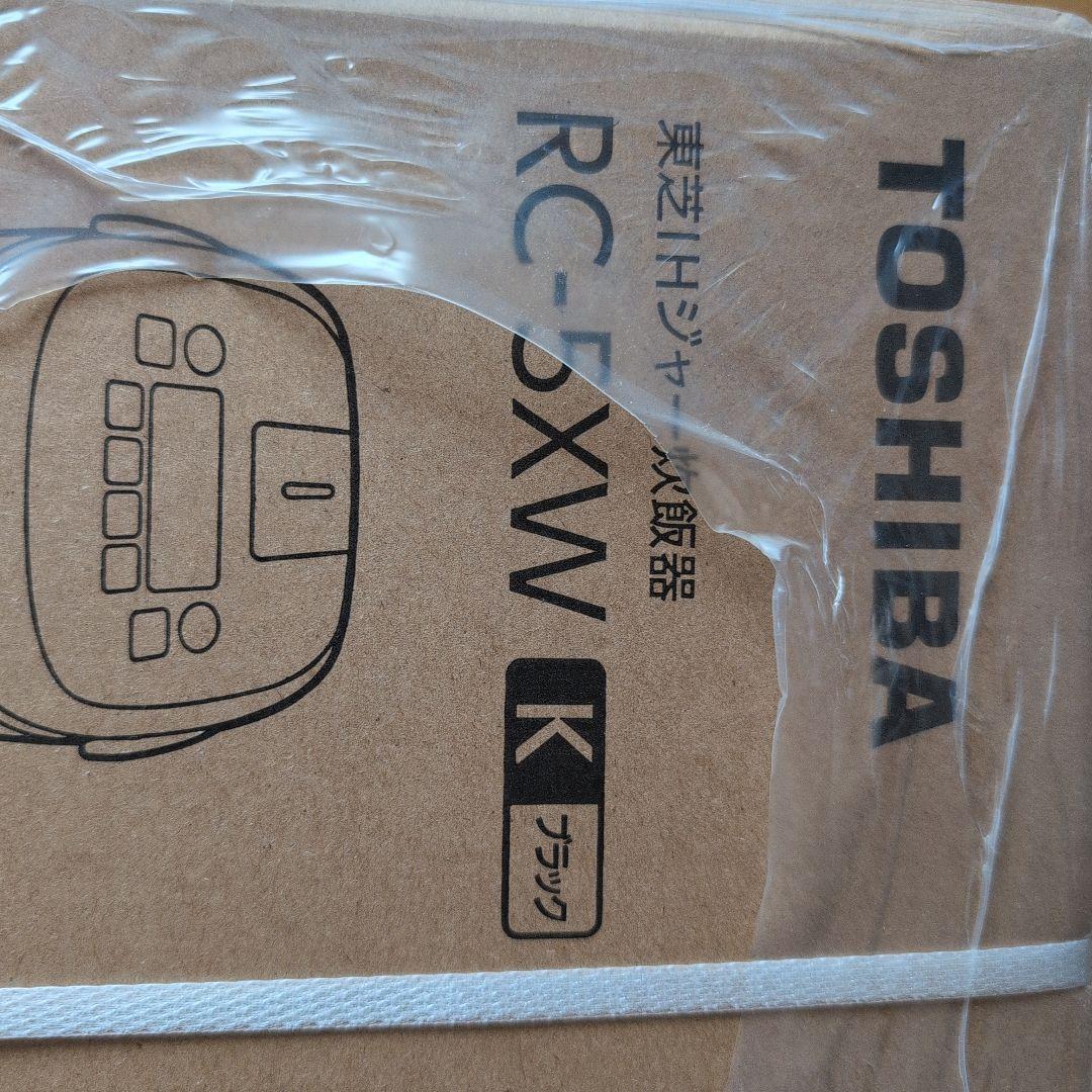 TOSHIBA 炊飯器 RC-5XW ブラック