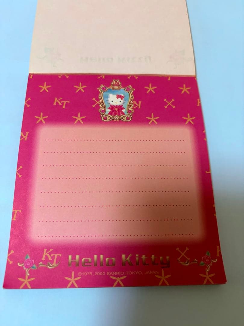 ハローキティ　30周年　26周年　メモ帳　平成レトロ　サンリオ Sanrio