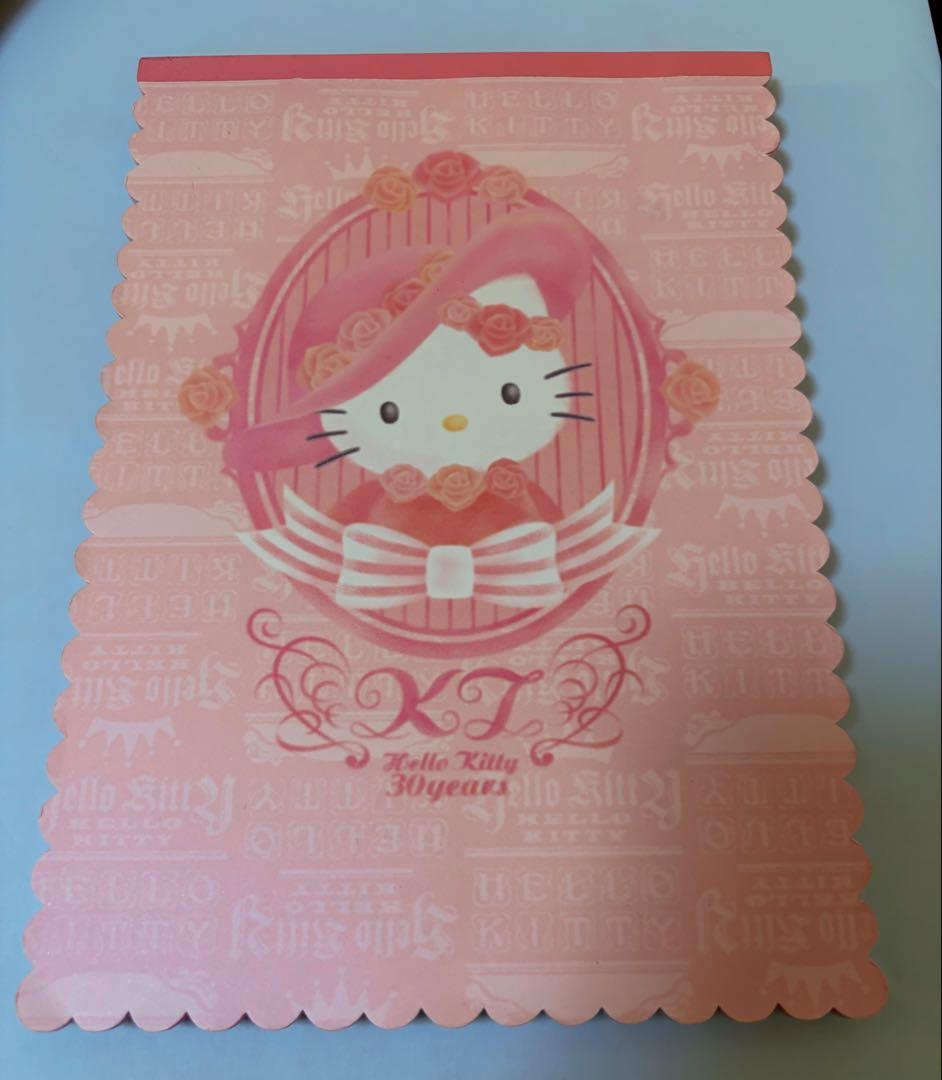 ハローキティ　30周年　26周年　メモ帳　平成レトロ　サンリオ Sanrio