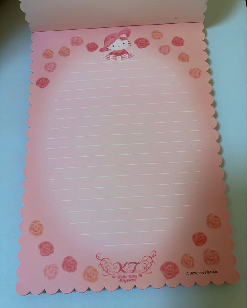 ハローキティ　30周年　26周年　メモ帳　平成レトロ　サンリオ Sanrio