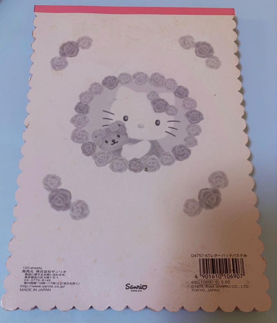 ハローキティ　30周年　26周年　メモ帳　平成レトロ　サンリオ Sanrio