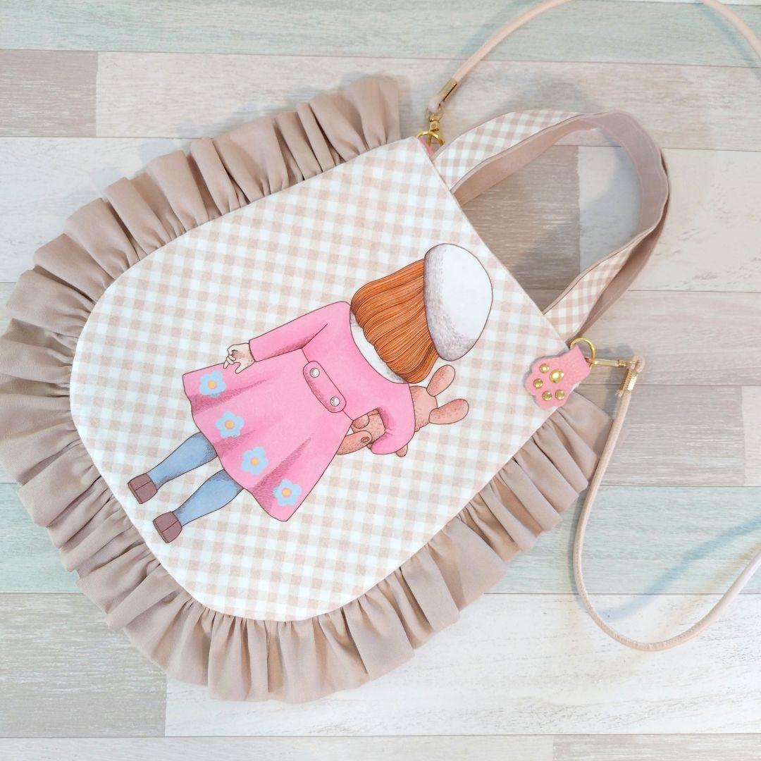 ビッグコラコラ卵型フリルバッグ☆ジョリーフルール