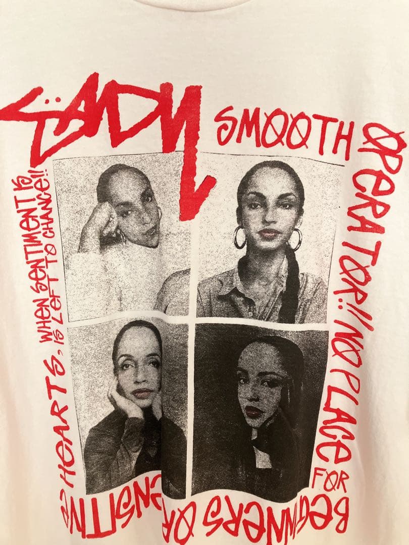 STUSSY × SADE Tシャツ 復刻 USA製 ホワイト XL