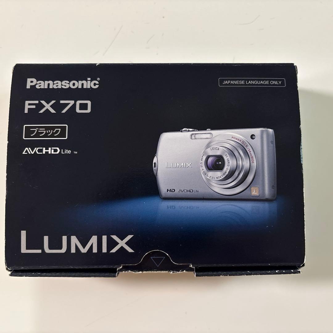 【パナソニック】LUMIX FX70 デジタルカメラ　ブラック