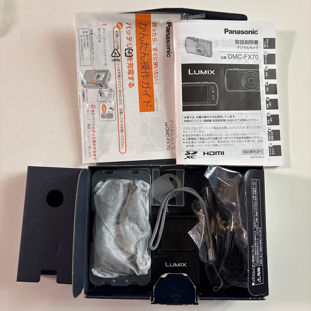 【パナソニック】LUMIX FX70 デジタルカメラ　ブラック