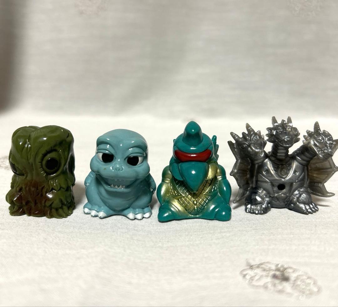 ゴジラ　ソフビ　フィギュア　ゴジラ倶楽部　指人形　まとめ売り　レトロ