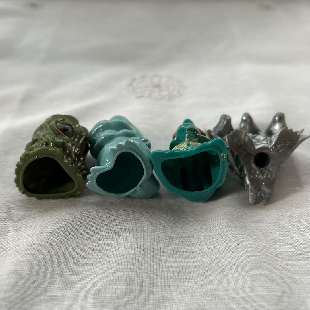 ゴジラ　ソフビ　フィギュア　ゴジラ倶楽部　指人形　まとめ売り　レトロ