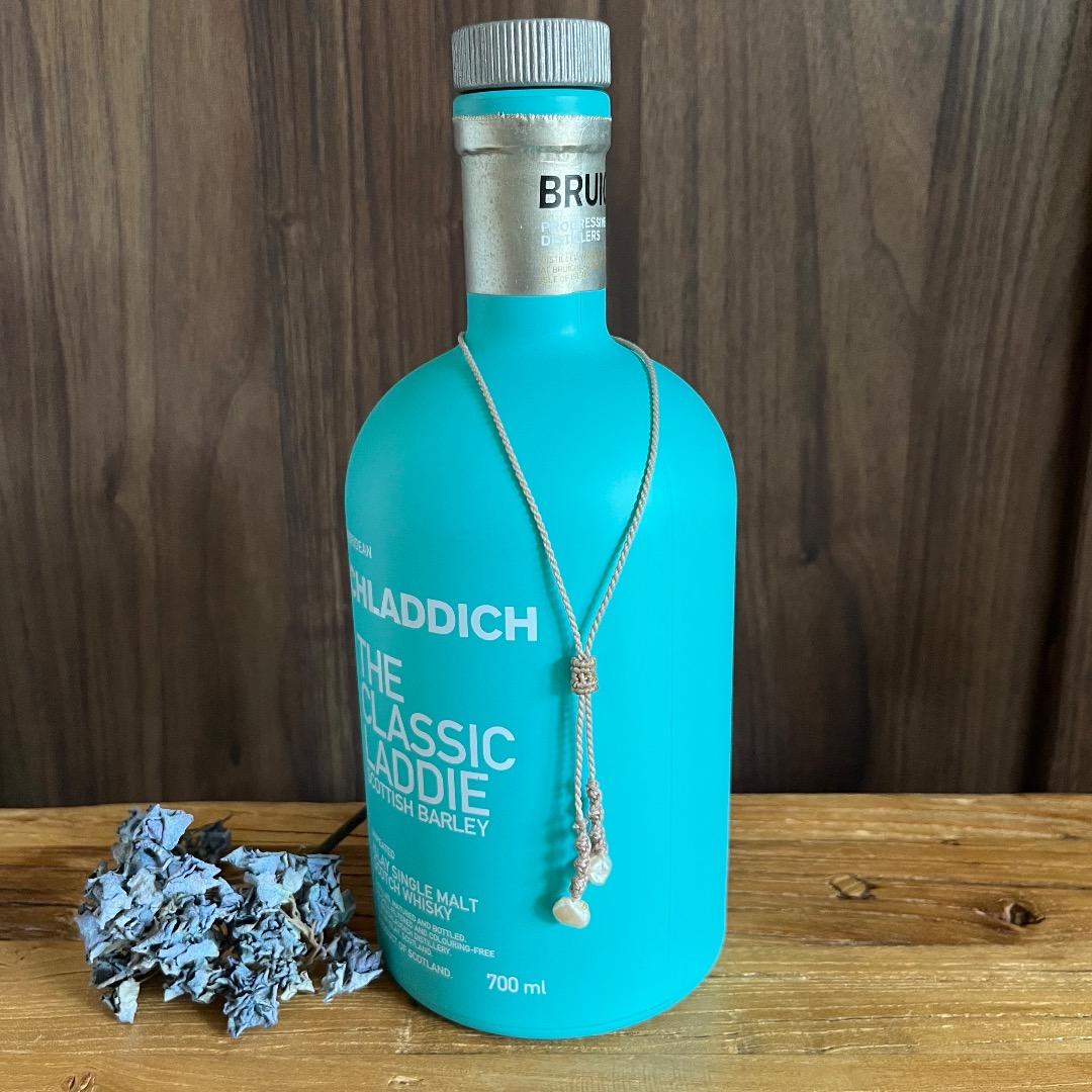 ＊暖かい海の小さなラリマーマクラメネックレス＊