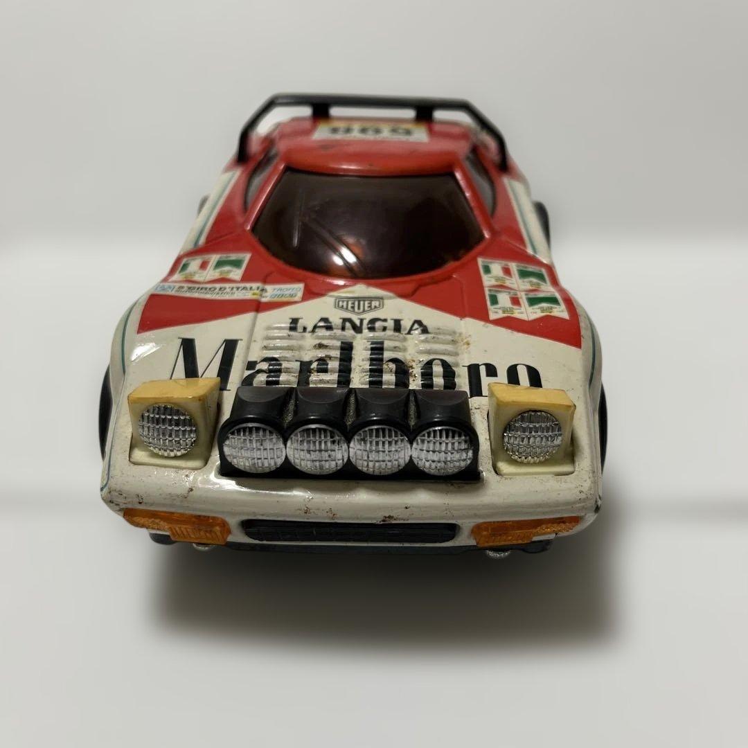 昭和レトロ　ランチア・ストラトス・マルボロ　ブリキカー　ビンテージ品