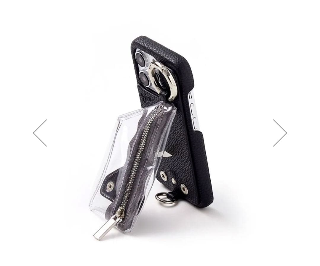 ajew iPhone15Pro black 【PVC】 エジュー iPhone