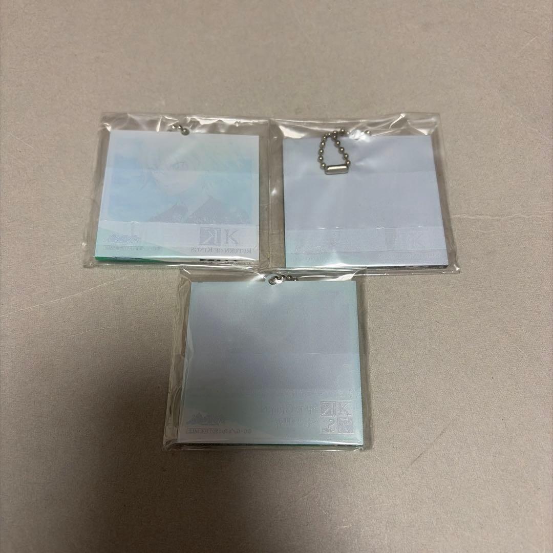 カラオケの鉄人　カラ鉄　アクリルチャーム　五條スクナ　3種セット　K