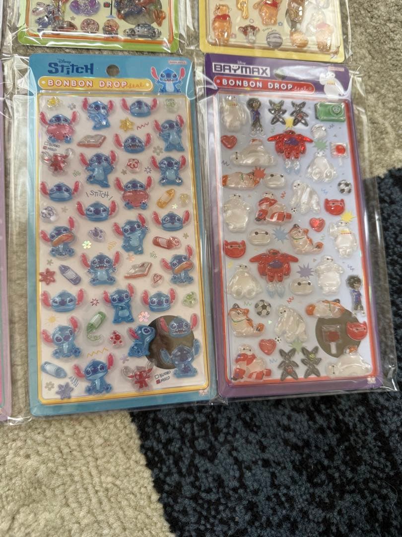 ディズニー ボンボンドロップシール 8シートセット