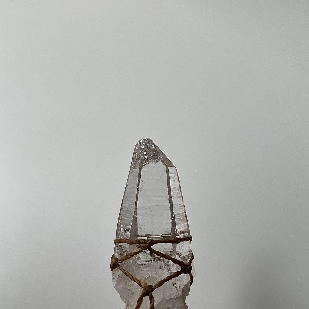 ヒマラヤ水晶 ガネッシュヒマール ＊ マクラメペンダント ネックレス 14