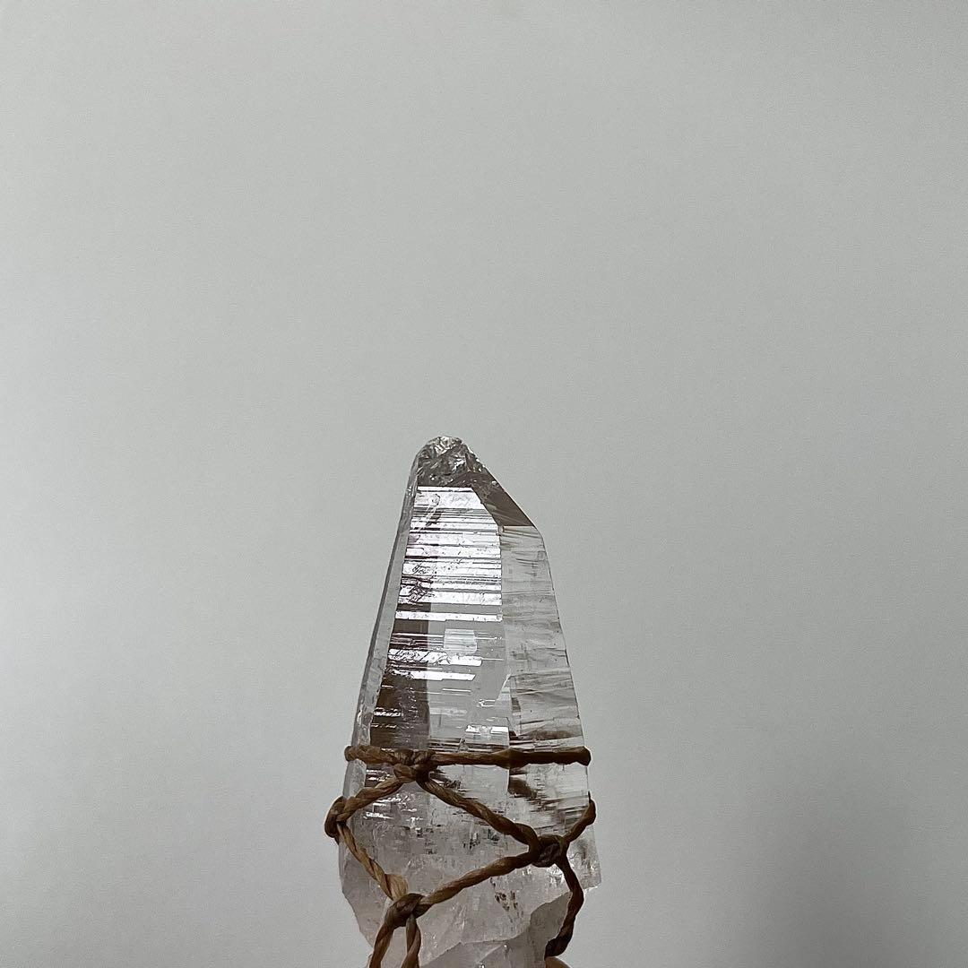 ヒマラヤ水晶 ガネッシュヒマール ＊ マクラメペンダント ネックレス 14