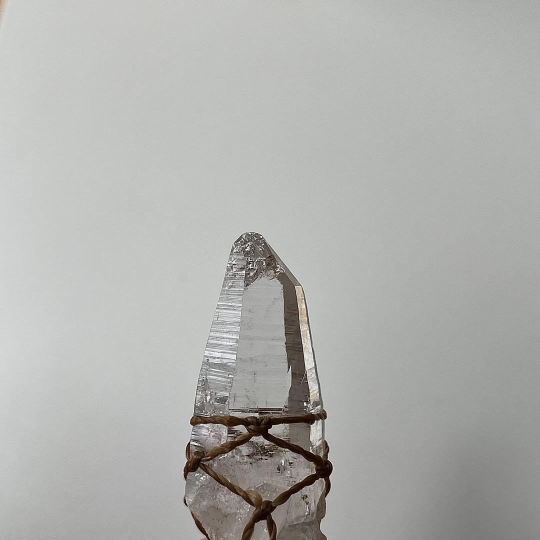 ヒマラヤ水晶 ガネッシュヒマール ＊ マクラメペンダント ネックレス 14