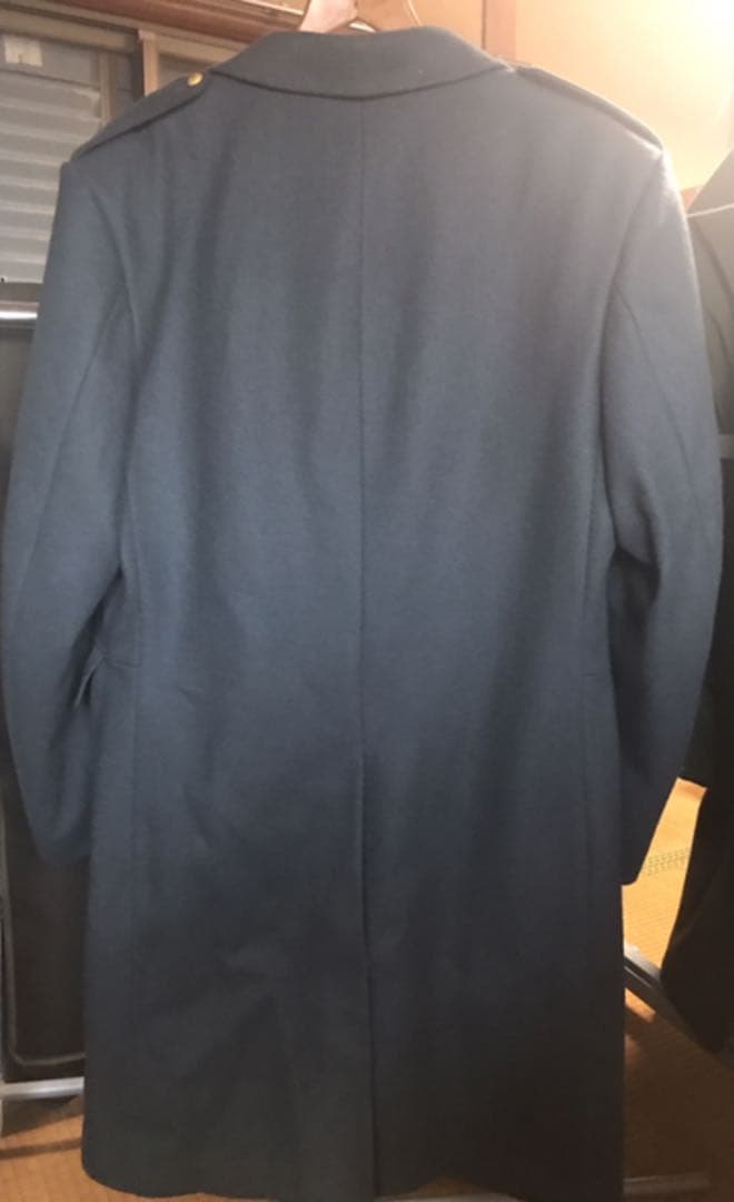 軍服　　ロングコート　紺色　ネイビー