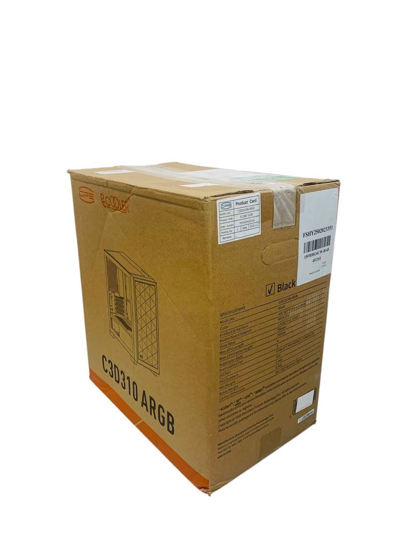 【開封済・未使用】PCCOOLER CPS C3D310 ARGB PCケース