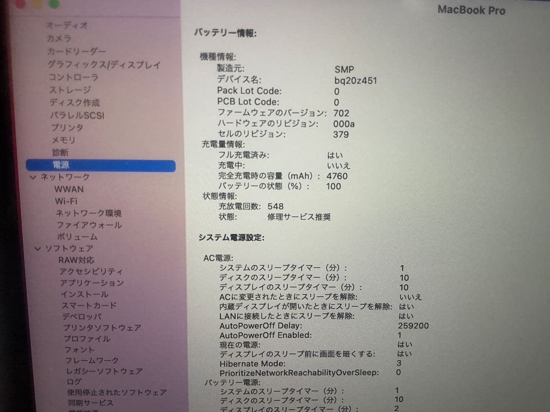 MacBook Pro 13インチ (Late 2013) A1502