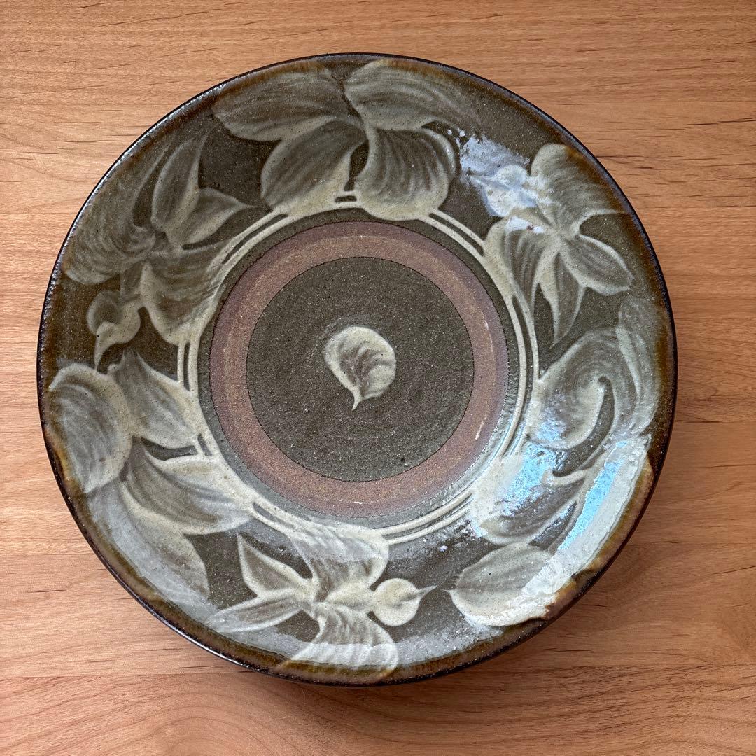 【新品未使用】沖縄　やちむん　7寸皿　２枚