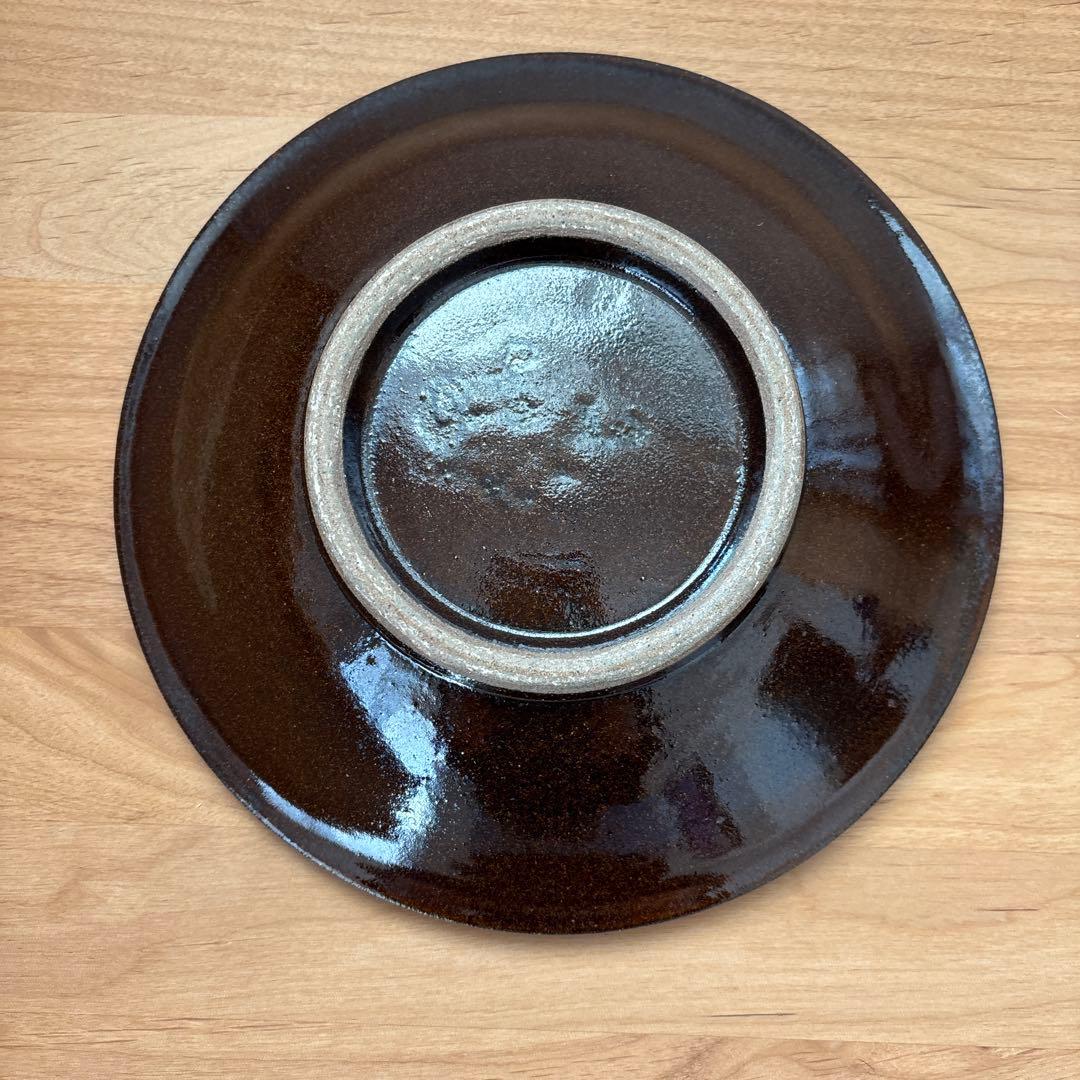 【新品未使用】沖縄　やちむん　7寸皿　２枚