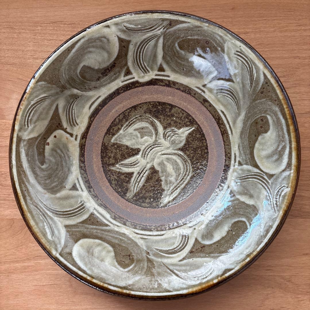 【新品未使用】沖縄　やちむん　7寸皿　２枚