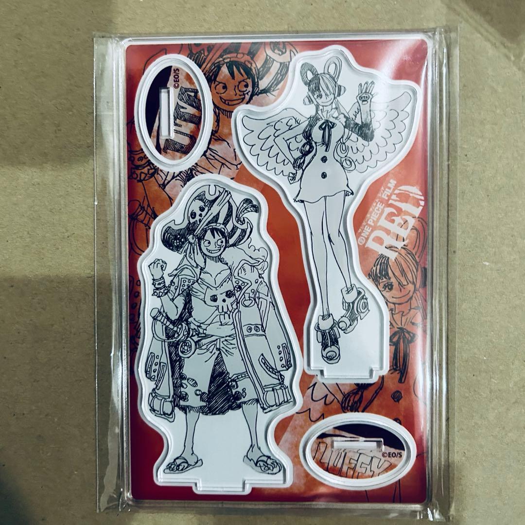 ONE PIECE ワンピース シャンクス ウタ 缶バッジ アクリルスタンド