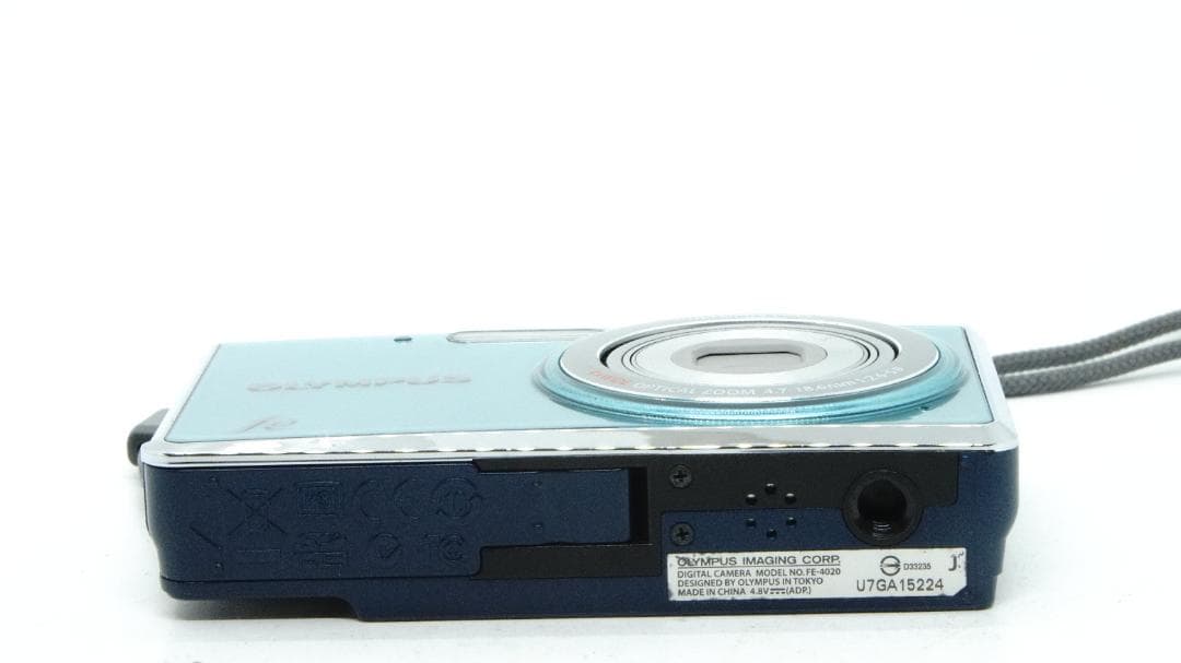 【W2266】 OLYMPUS FE-4020 ブルー オリンパス