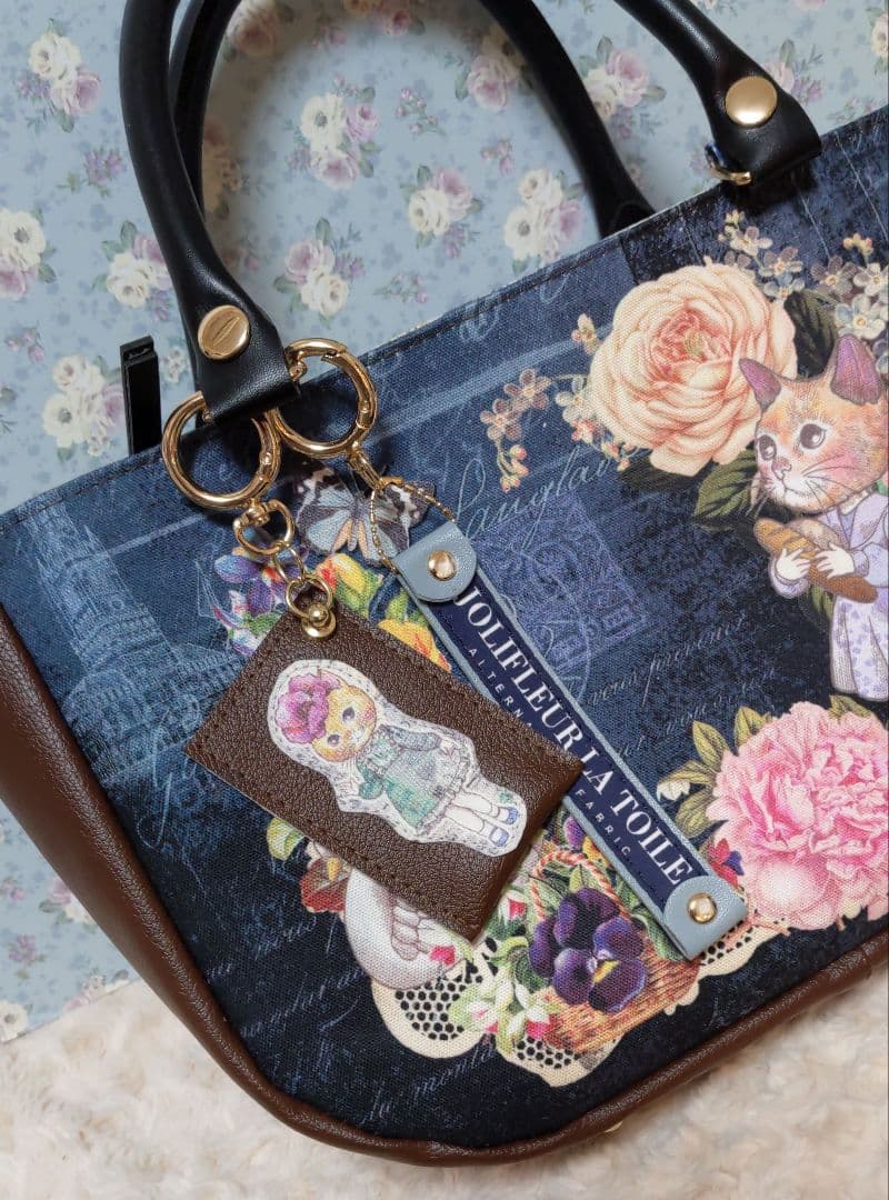 ま*ー様 ジョリーフルール　コラコラ　トートバッグ&バッグチャームセット