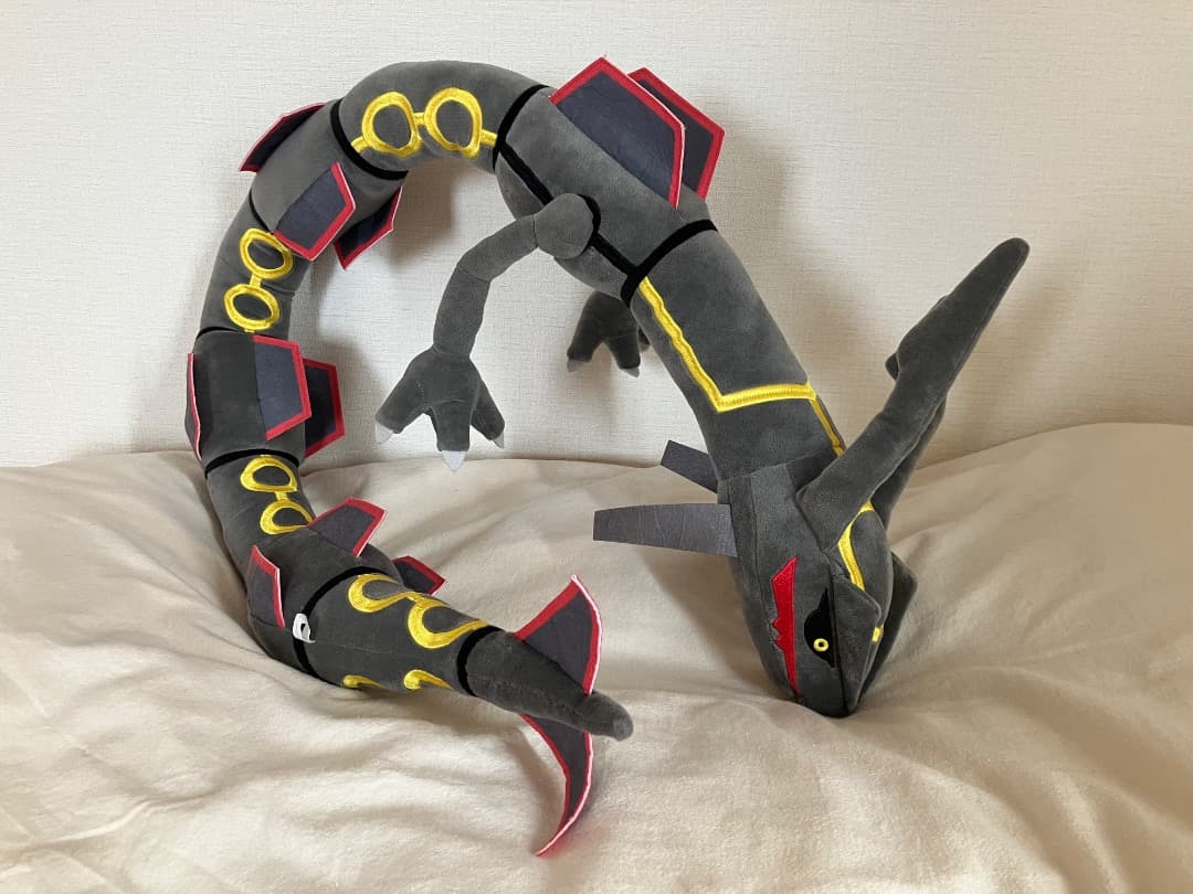 一番くじ A賞 黒いレックウザ ぬいぐるみ ポケモン ビッグサイズ 約120cm