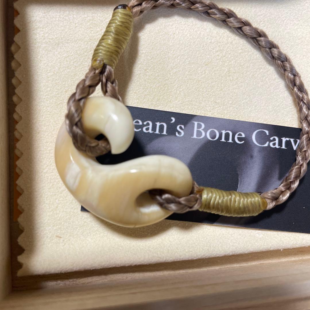 Ocean's Bone Carvings ブレスレット　イッカク牙　一角獣