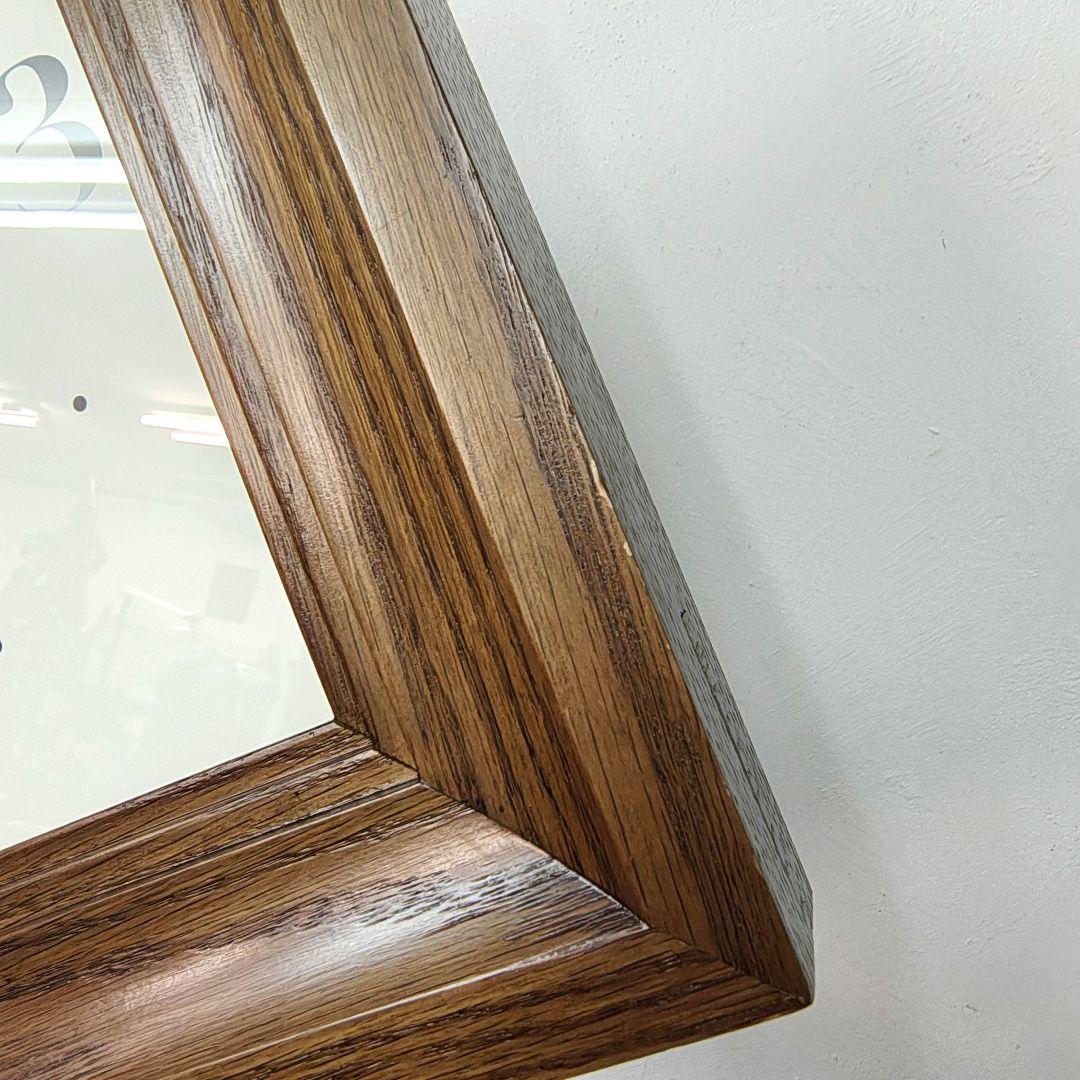 【Oak frame ／Wall clock】オーク材 掛時計 電波時計