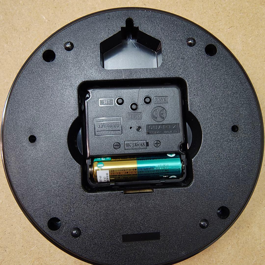 【Oak frame ／Wall clock】オーク材 掛時計 電波時計