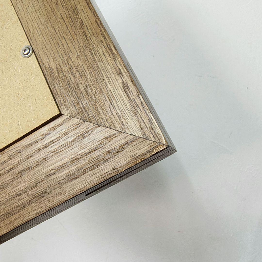 【Oak frame ／Wall clock】オーク材 掛時計 電波時計