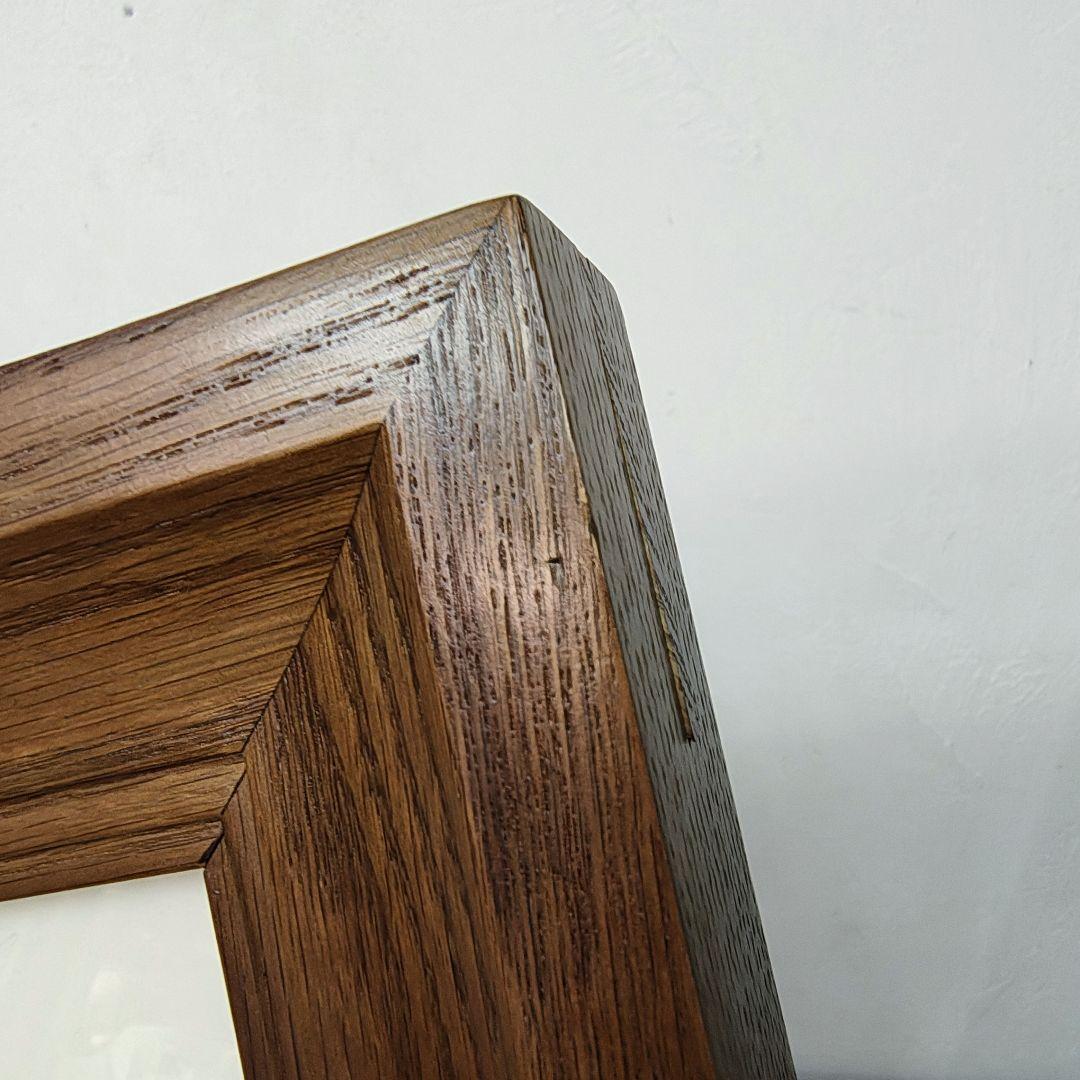 【Oak frame ／Wall clock】オーク材 掛時計 電波時計