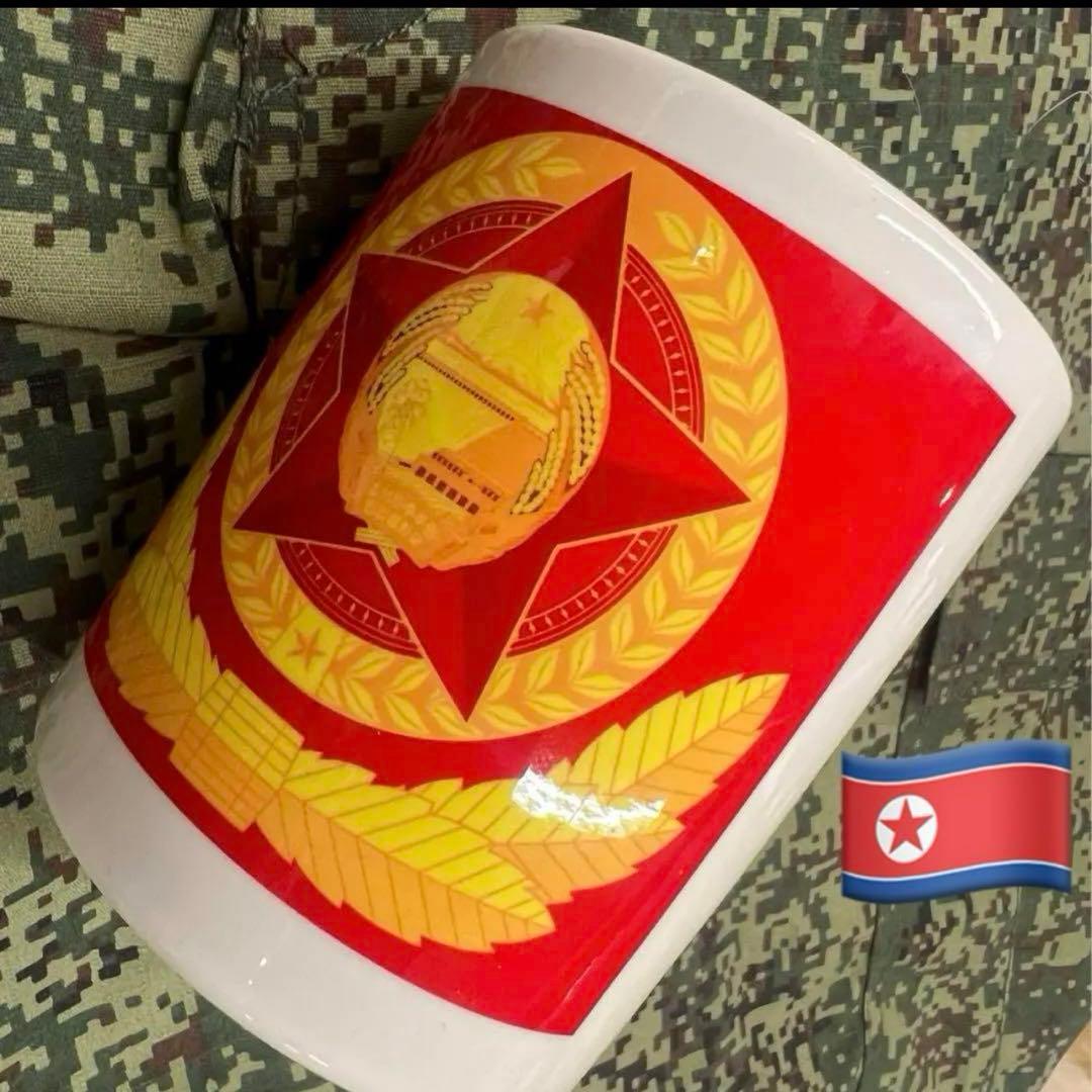 レア　戦争　北朝鮮人民軍特殊部隊　記念マグカップ4客　新品